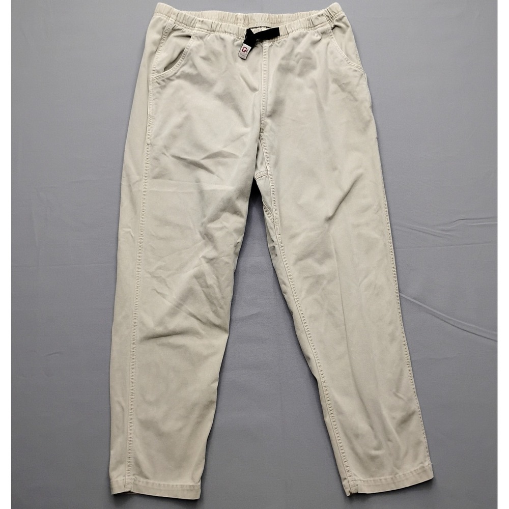 Gramicci Vintage G Series Mens Khaki Cotton Climbing Pants Size L 31 Inseam